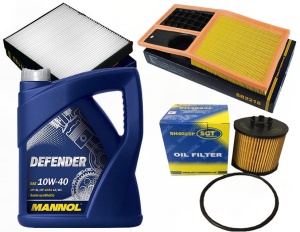 Zestaw filtrów VW Polo (9N)1.6 16V 06-09 +OLEJ