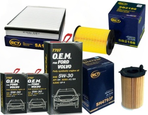 Zestaw filtrów Ford Turneo Connect 1.6tdci +olej  (1)