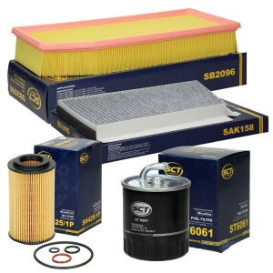 Zestaw filtrów Mercedes  C  W203 C200 cdi
