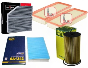 Zestaw filtrów  Mercedes C-Klasse  W205 AMG C63