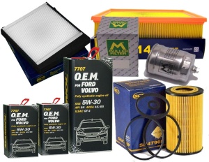 Zestaw filtrów Volvo V70 II 2.4 D5 2001-2006  (1)