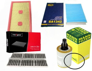 Zestaw filtrów MERCEDES  ML W166 30,0.350 4-matic