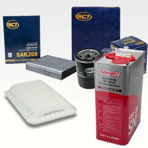 Zestaw filtrów Toyota Camry (V40) 2.4 16v od 2006 +OLEJ