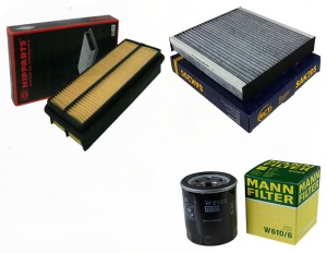 Zestaw filtrów Honda LEGEND IV 3.5 V6 od2006