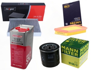 ZESTAW FILTRÓW TOYOTA AYGO 1.0 od 2014 +OLEJ