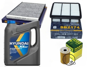 Zestaw filtrów  HYUNDAI I30(FD)  1.6CRDI od2008-2011  (1)