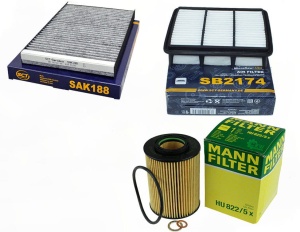 Zestaw filtrów  HYUNDAI I30(FD)  2.0 CRDI do2011.03 