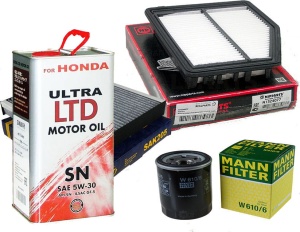 Zestaw filtrów Honda CIVIC IX (FK)1.4 1.8 VTEC +OLEJ