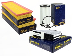 Zestaw filtrów Mercedes  C W204  C300 4matic