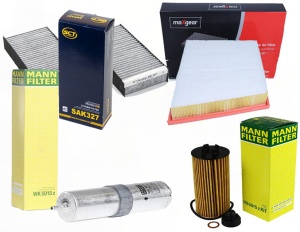 Zestaw filtrów BMW X1(F48) sDrive 16D 18D 20D 25D  