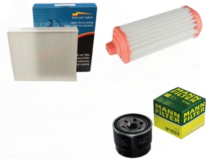 Zestaw filtrów Kia Picanto 1.0  1,2(JA)  od 2017