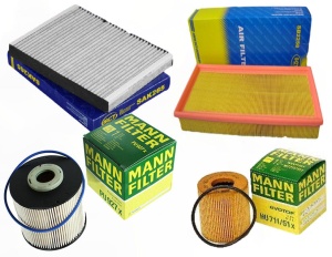 Zestaw filtrów Citroen  C5 II(RD) 2.0hdi od2009