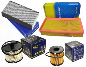 Zestaw filtrów Citroen  C5 II(RD) 2.0hdi od2009  