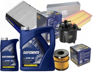 Zestaw filtrów Citroen  C5 III(RD) 2.2hdi  +OLEJ 