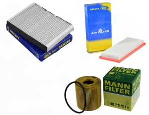 Zestaw filtrów Citroen  C5 III(RD)1.6 VTi 1.6THP 