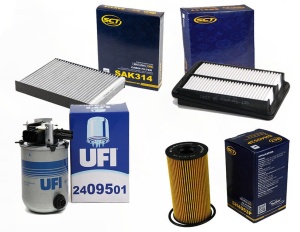 Zestaw filtrów Nissan Qashqai II 1.6 dCi od2013 