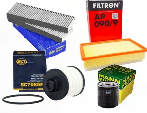 Zestaw filtrów Citroen Jumpy 2,0hdi od2016 