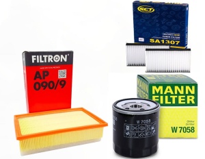 Zestaw filtrów Peugeot II 308 2.0 BlueHDi