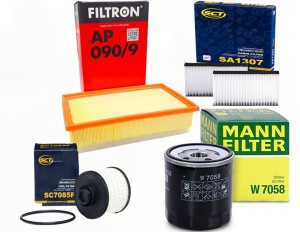 Zestaw filtrów Peugeot II 308 2.0 BlueHDi 