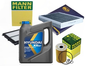 Zestaw filtrów KIA Optima 1.7CRDI 15/20 +olej