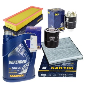 Zestaw filtrów Caddy II 1.9 SDI +OLEJ