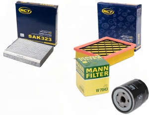 Zestaw filtrów Ford Galaxy III (CK) 2.0tdci od 2015 