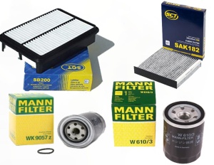 Zestaw filtrów  Mitsubishi ASX GA_W_ 1.8 DI-D 4WD 