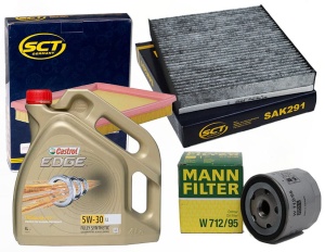 Zestaw filtrów SKODA FABIA III 1.6 +OLEJ