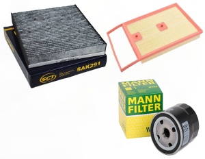 Zestaw filtrów SKODA  RAPID 1.4TDI 