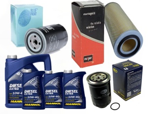 Zestaw  filtrów Nissan Cabstar TLO TLV  3.0TD +OLEJ