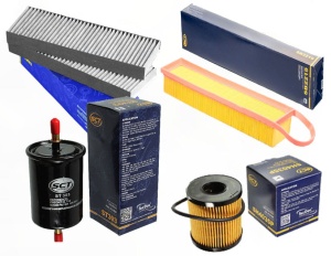 Zestaw filtrów Citroen C4 Grand Picasso 1.6 VTI 120