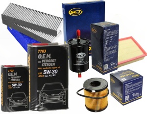 Zestaw filtrów Citroen C4 Grand Picasso 1.6 2.0 16V 
