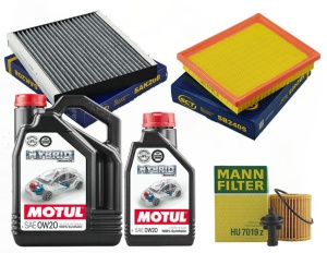 Zestaw filtrów Toyota  Rav 4  IV 2.5 Hybrid +OLEJ