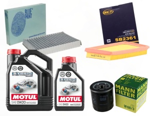 Zestaw filtrów Toyota C-HR 1.8 Hybrid  +OLEJ