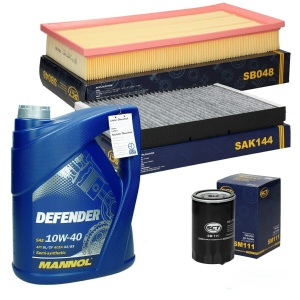 Zestaw filtrów Bora 1.8 1.8T +OLEJ  