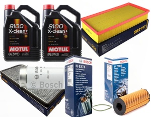 Zestaw filtrów Land Rover Range Rover III 3.6 D +OLEJ