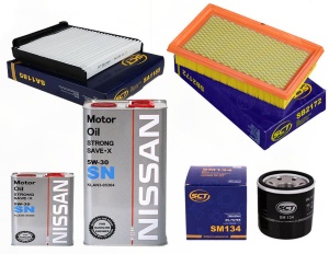 Zestaw  filtrów Micra III Note 1.5 1.6 +OLEJ