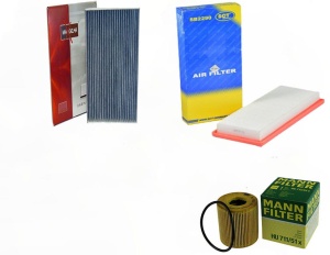 Zestaw filtrów Mini Coupe (R58) 2010-2015 