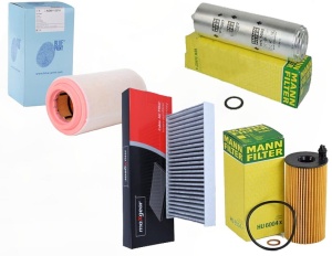 Zestaw filtrów Mini Cooper SD (R58) 2010-2011