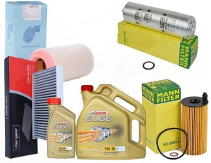 Zestaw filtrów Mini Cooper SD (R58) 2010-2011 +OLEJ