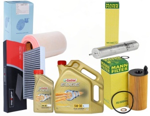 Zestaw filtrów Mini Cooper SD (R58) 2010-2011 +OLEJ 