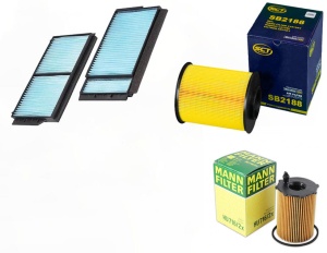 Zestaw filtrów MAZDA 3 1.6 MZR-CD (BL) 2010-20113