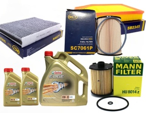 ZESTAW FILTROW VOLVO S80 (124) D4  +olej