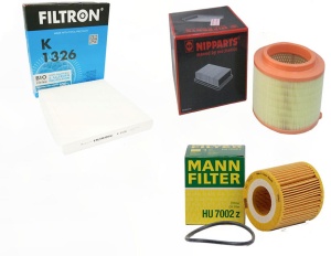 ZESTAW FILTRÓW FORD RANGER 2.2 3.2TDI