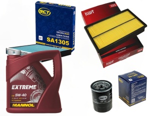 Zestaw filtrów Suzuki SX4 S-Cross 1.6 +OLEJ (1)