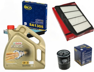 Zestaw filtrów Suzuki SX4 S-Cross 1.4 AllGrip +OLEJ  