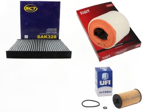 Zestaw filtrów OPEL Astra K 1.6cdti