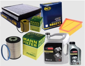 Zestaw filtrów  FORD Mondeo MK IV 2.0tdci 07/12 olej