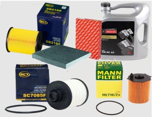Zestaw filtrow Ford C-Max 1.5tdci 15/18 +OLEJ