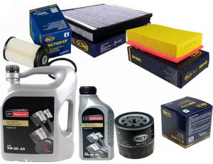 Zestaw filtrow Ford  C-Max 1.8 tdci 07/10+olej